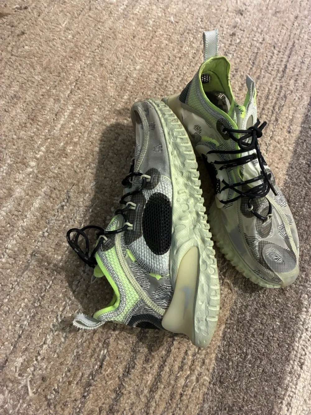 Nike ISPA Flow 2020 SE Spruce Aura Sneakers Size 9 Athletic Trainers